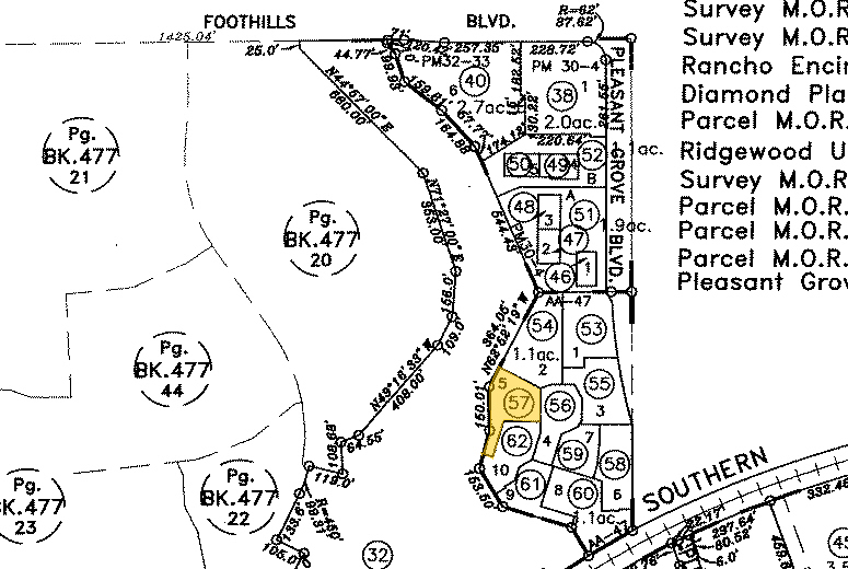 1225 Pleasant Grove Blvd, Roseville, CA for lease - Plat Map - Image 2 of 5