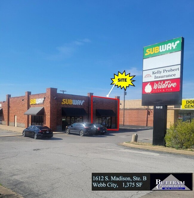 Plus de détails pour 1612 S Madison St, Webb City, MO - Commerce de détail à louer