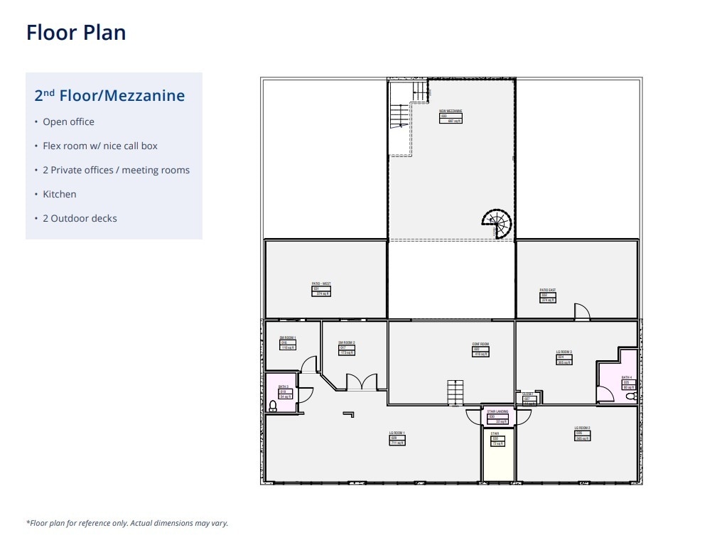 113-115 Stillman St, San Francisco, CA à louer Plan d’étage- Image 1 de 2