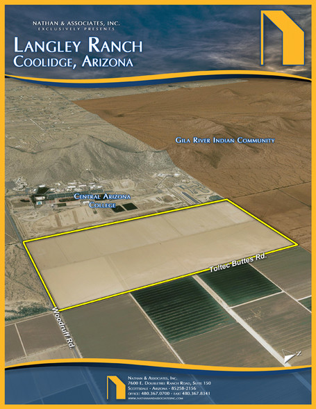 NW Toltec Buttes Rd & Woodruff Rd, Coolidge, AZ for sale - Building Photo - Image 1 of 1