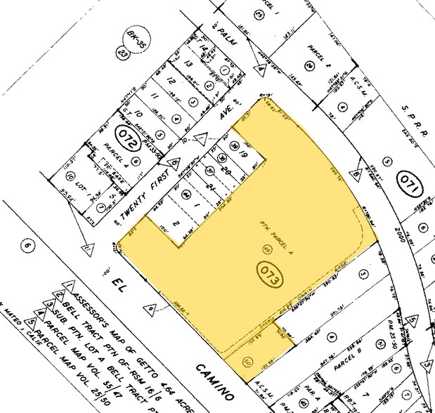 2121 S El Camino Real, San Mateo, CA à louer - Plan cadastral - Image 2 de 5