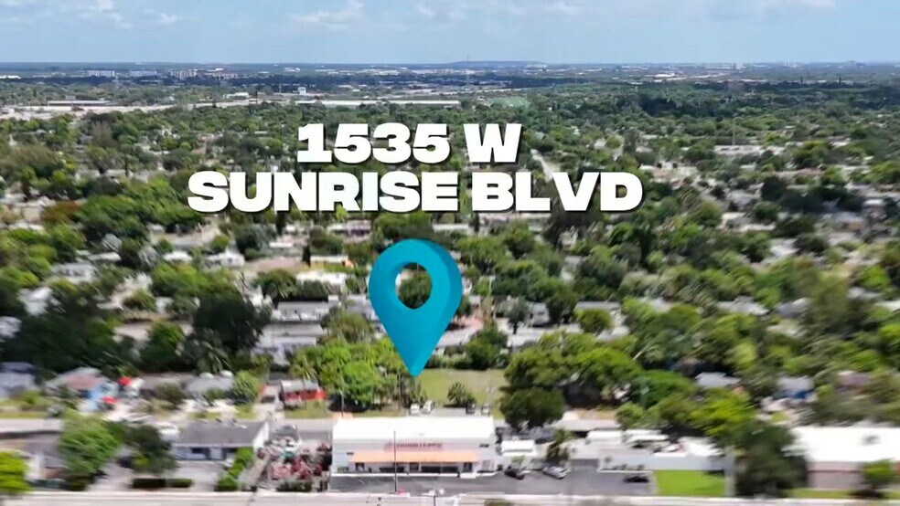 1535 W Sunrise Blvd, Fort Lauderdale, FL à vendre - Vidéo sur l’inscription commerciale - Image 2 de 8