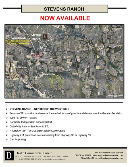 Stevens Ranch Parkway, San Antonio, TX à vendre - Aérien - Image 2 de 2