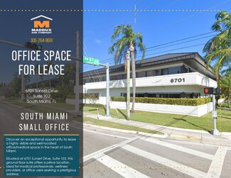 Plus de détails pour 6701 Sunset Dr, Miami, FL - Bureau à louer