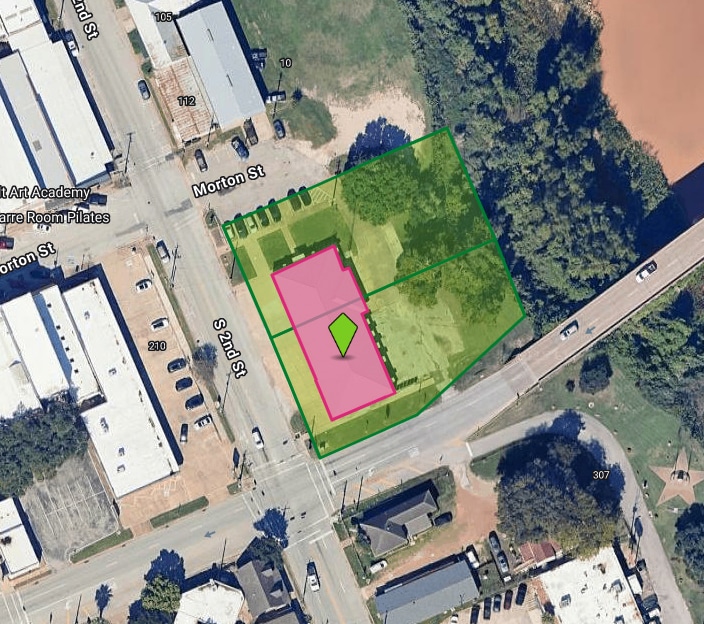 112 Jackson St, Richmond, TX for lease Aerial- Image 1 of 2