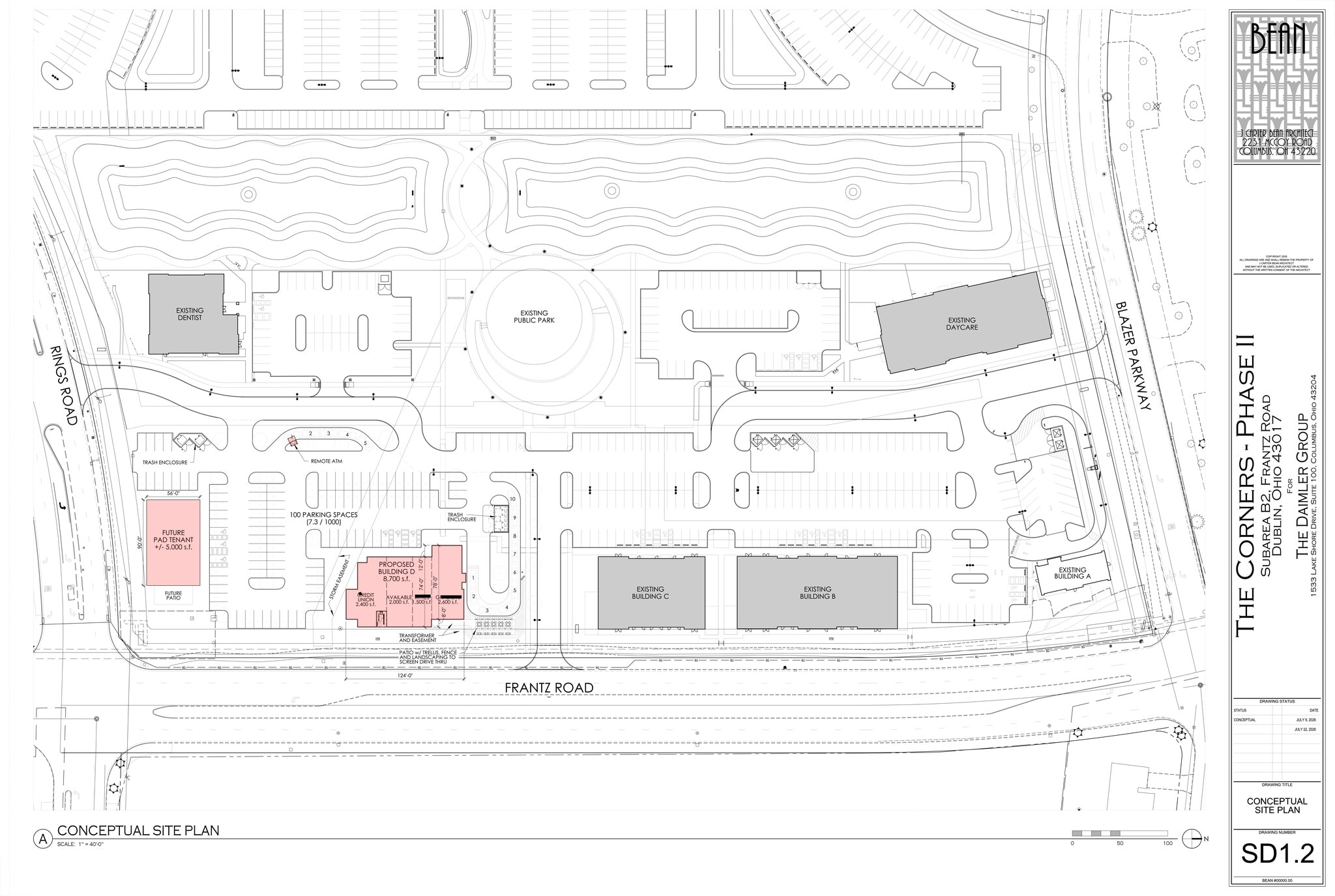 5841 Frantz Rd, Dublin, OH à louer Plan de site- Image 1 de 1