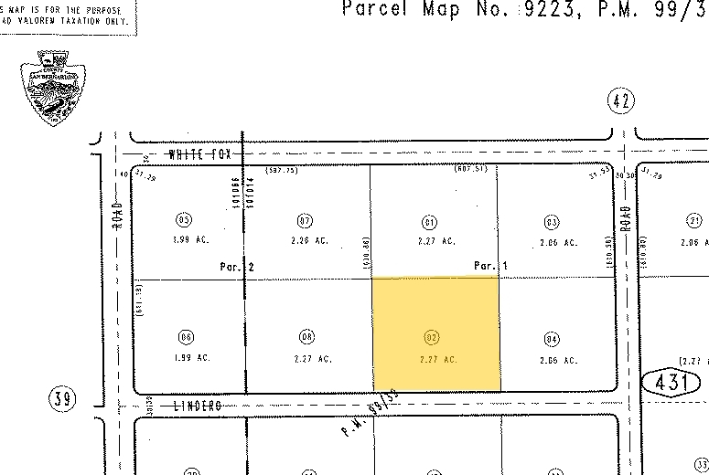 2624 Lindero Rd, Pinon Hills, CA à vendre - Plan cadastral - Image 1 de 1