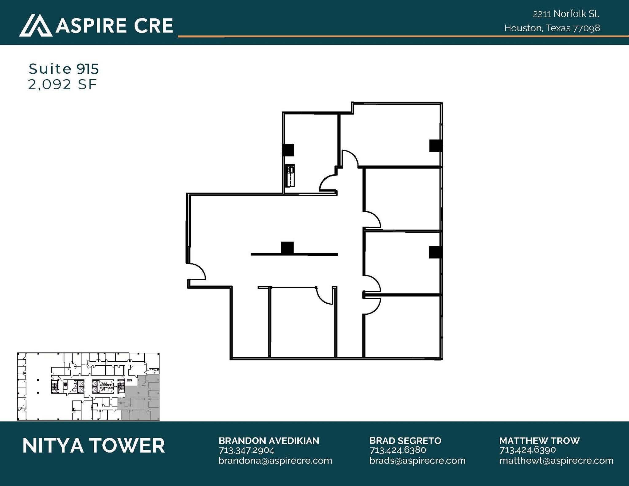 2211 Norfolk St, Houston, TX for lease Interior Photo- Image 1 of 1