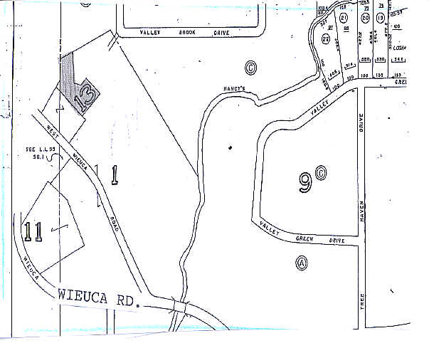 300 W Wieuca Rd NE, Atlanta, GA for lease - Plat Map - Image 2 of 3