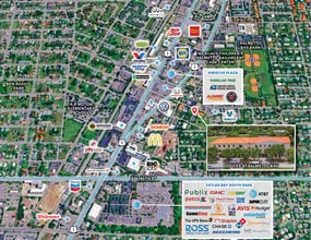 9726 E Indigo St, Miami, FL - Aerial map view