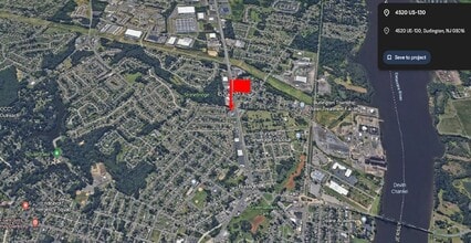 4520 Route 130 S, Burlington, NJ - AERIAL map view