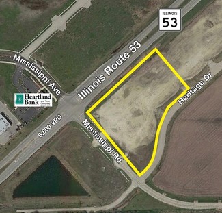 Plus de détails pour NWC IL Route 53 & Mississippi Rd, Elwood, IL - Terrain à vendre
