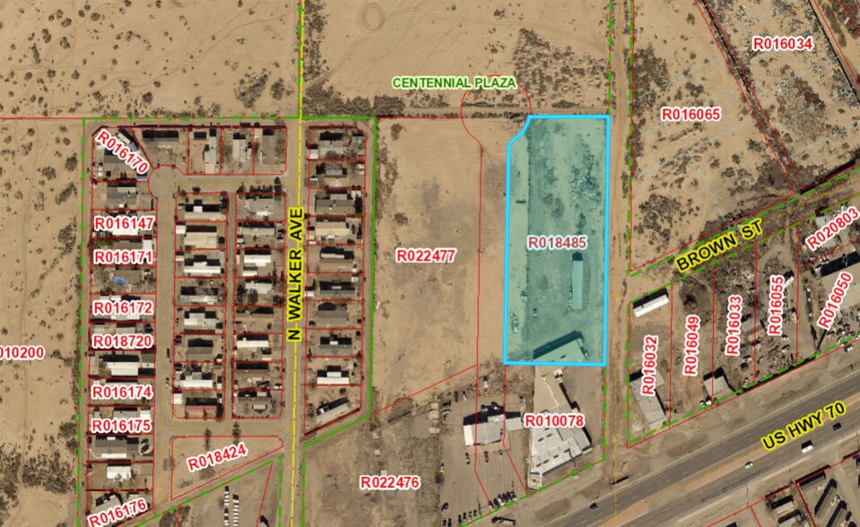 Lot 4 Gray St., Alamogordo, NM for sale - Aerial - Image 2 of 4