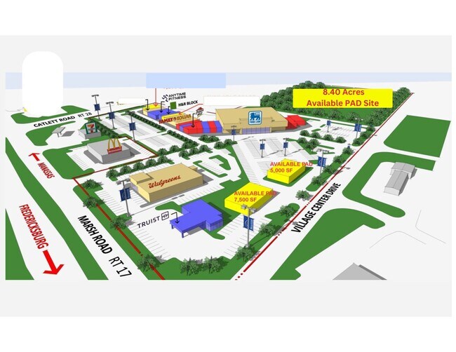 Plus de détails pour 6336 Village Center Dr, Bealeton, VA - Terrain à vendre