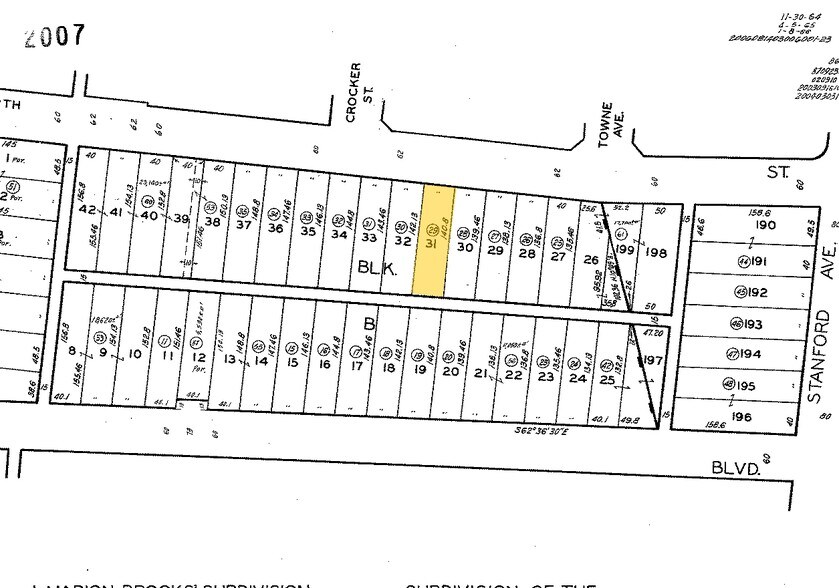 762 E 12th St, Los Angeles, CA à vendre - Plan cadastral - Image 3 de 8