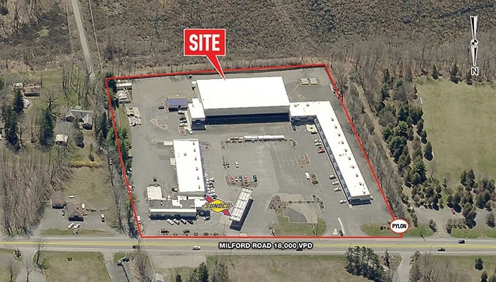5224 Milford Rd, East Stroudsburg, PA for lease - Aerial - Image 2 of 8