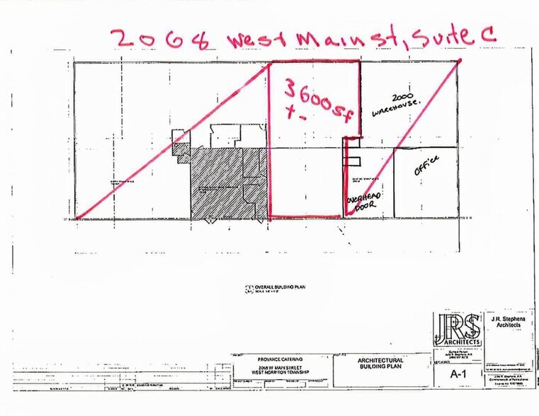 2068 W Main St, Norristown, PA à louer - Plan d’étage - Image 2 de 6