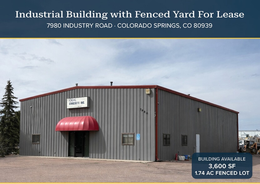 7980 Industry Rd, Colorado Springs, CO for lease - Building Photo - Image 3 of 7