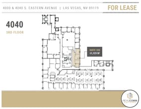 4000 S Eastern Ave, Las Vegas, NV à louer Plan d’étage- Image 2 de 3