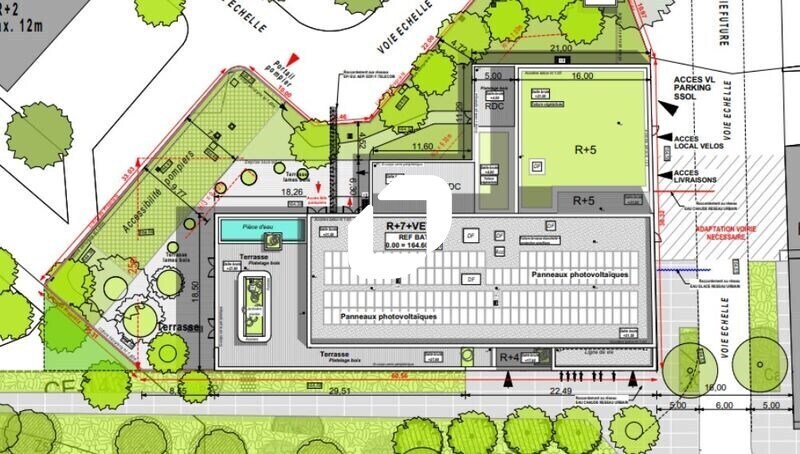Office in 1 Boulevard Jules Carteret, Lyon for lease - Floor Plan - Image 3 of 13