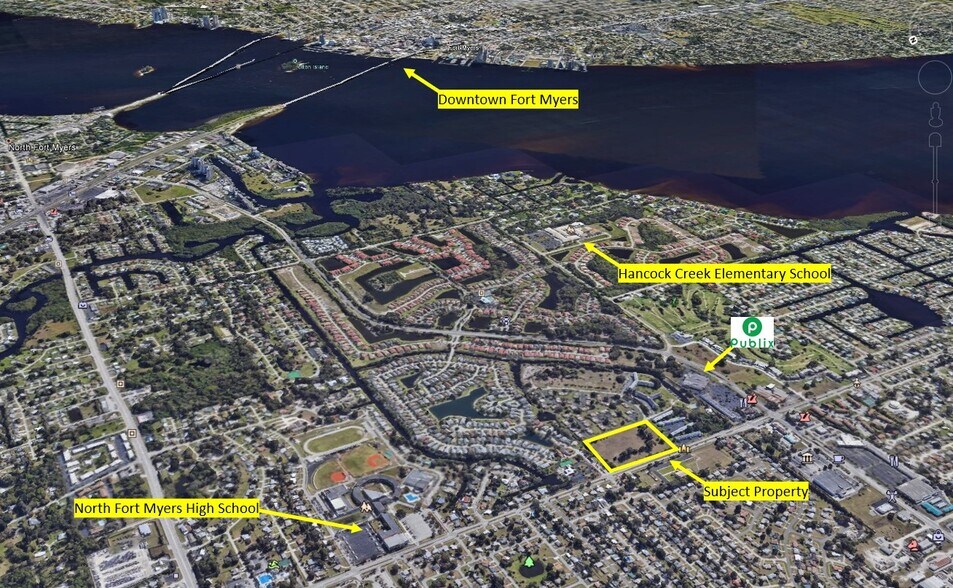 4820 Orange Grove Blvd, North Fort Myers, FL à vendre - Aérien - Image 2 de 2