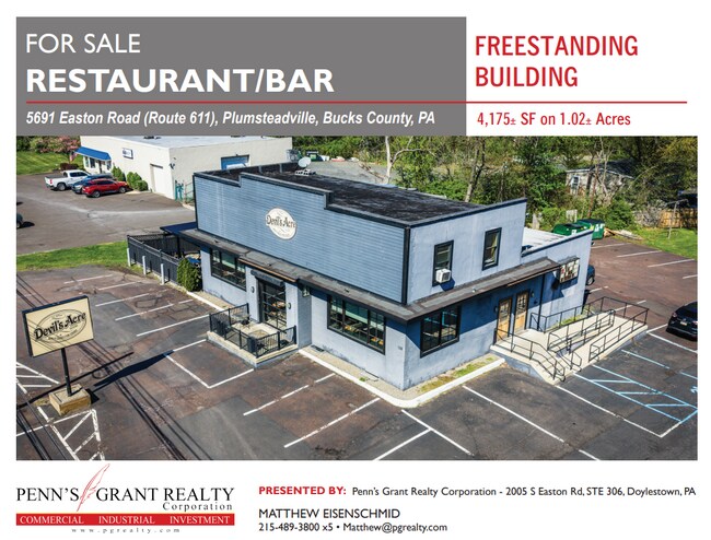 More details for 5691 Easton Rd, Pipersville, PA - Retail for Sale