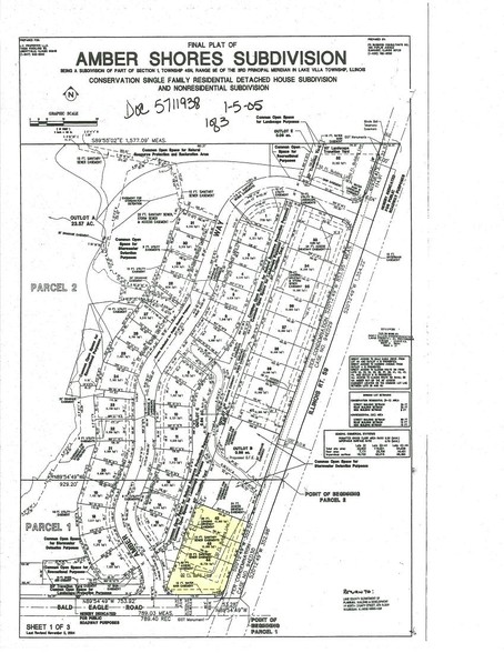 37696 N Route 59 Lots 33-44 Lake Villa portfolio of 2 properties for sale on LoopNet.ca - Plat Map - Image 2 of 2