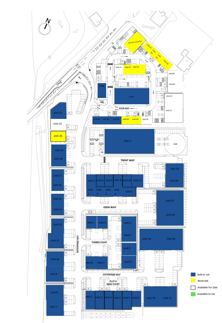 Witham Court, Yaxley for lease Site Plan- Image 1 of 4