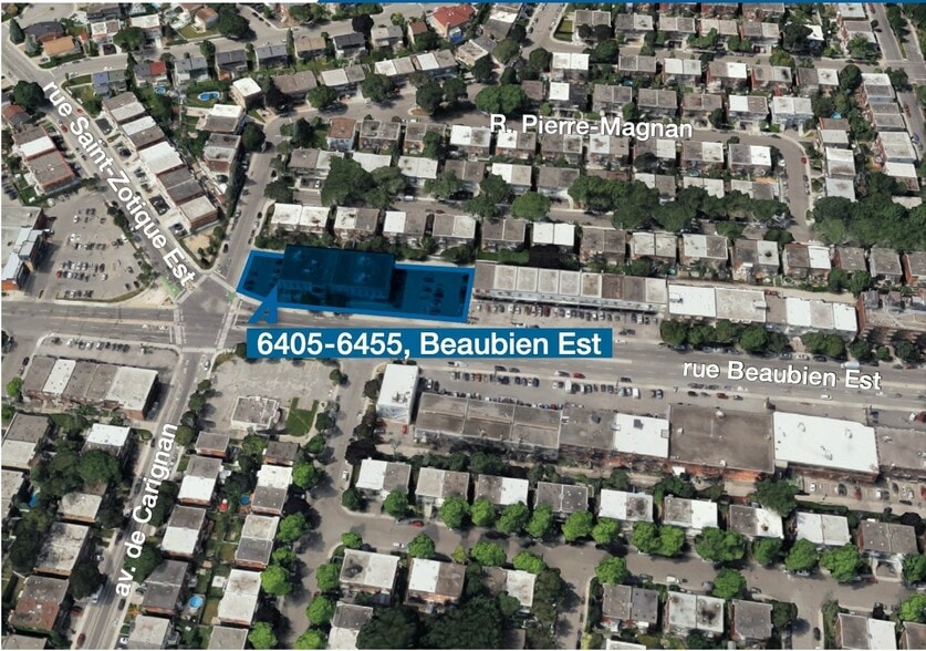 6405-6455 Rue Beaubien E, Montréal, QC for lease - Aerial - Image 3 of 3