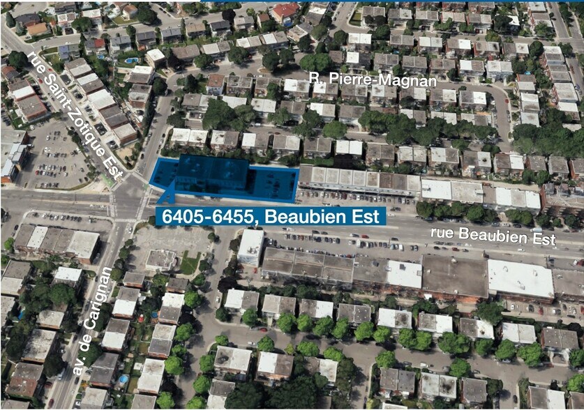 6405-6455 Rue Beaubien E, Montréal, QC à louer - Aérien - Image 3 de 3