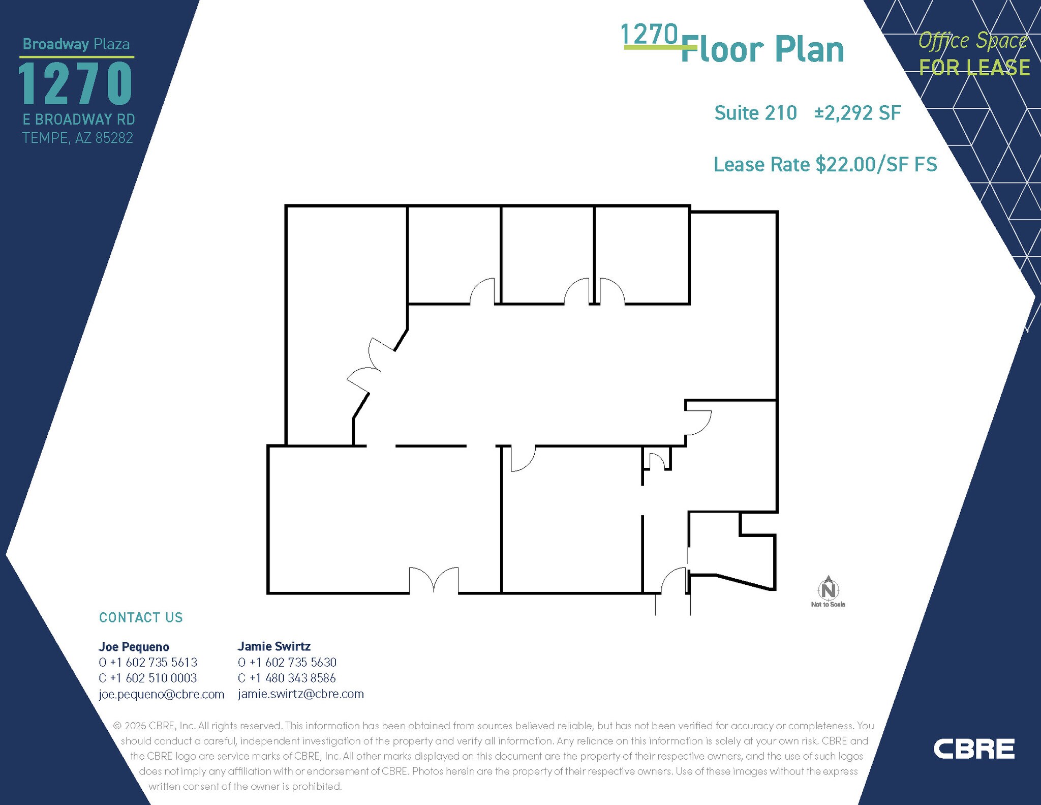 1232 E Broadway Rd, Tempe, AZ for lease Floor Plan- Image 1 of 1