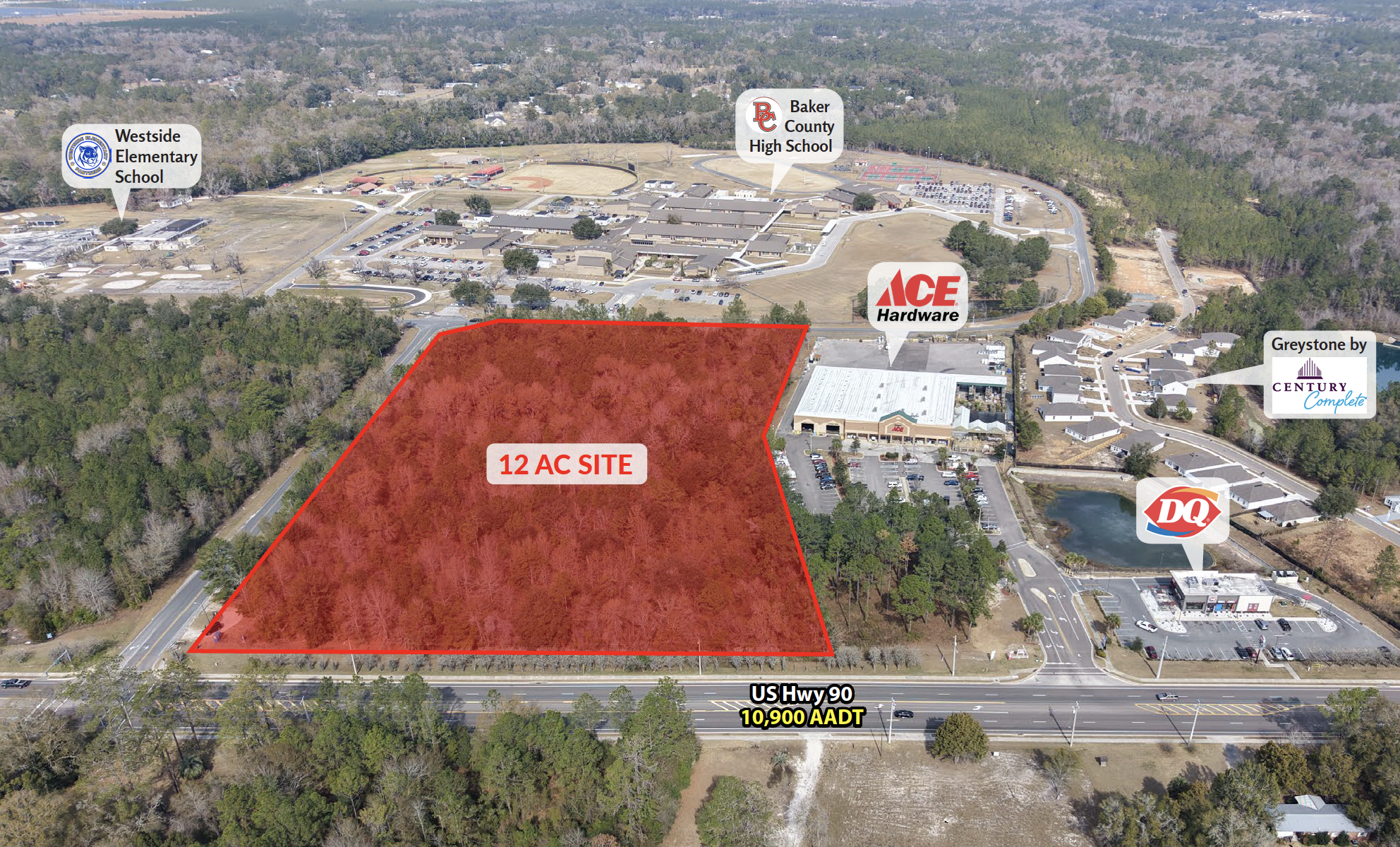 0 US Highway 90, Glen Saint Mary, FL for sale Primary Photo- Image 1 of 5