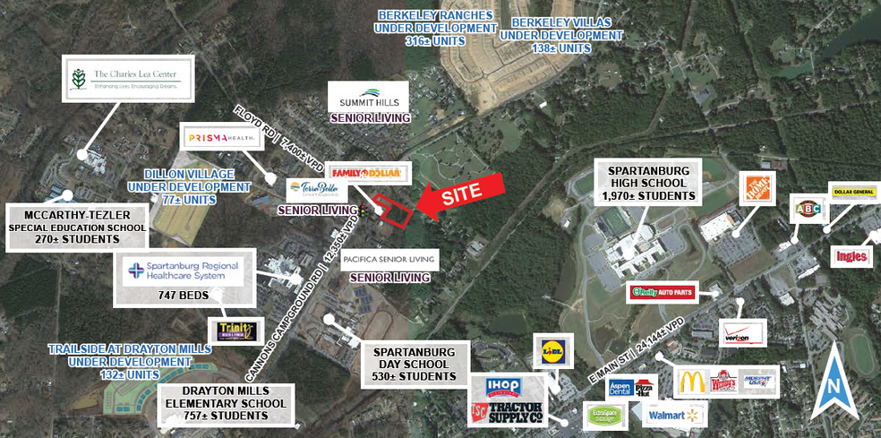 1841 Cannons Campground Rd, Spartanburg, SC for lease - Building Photo - Image 2 of 4