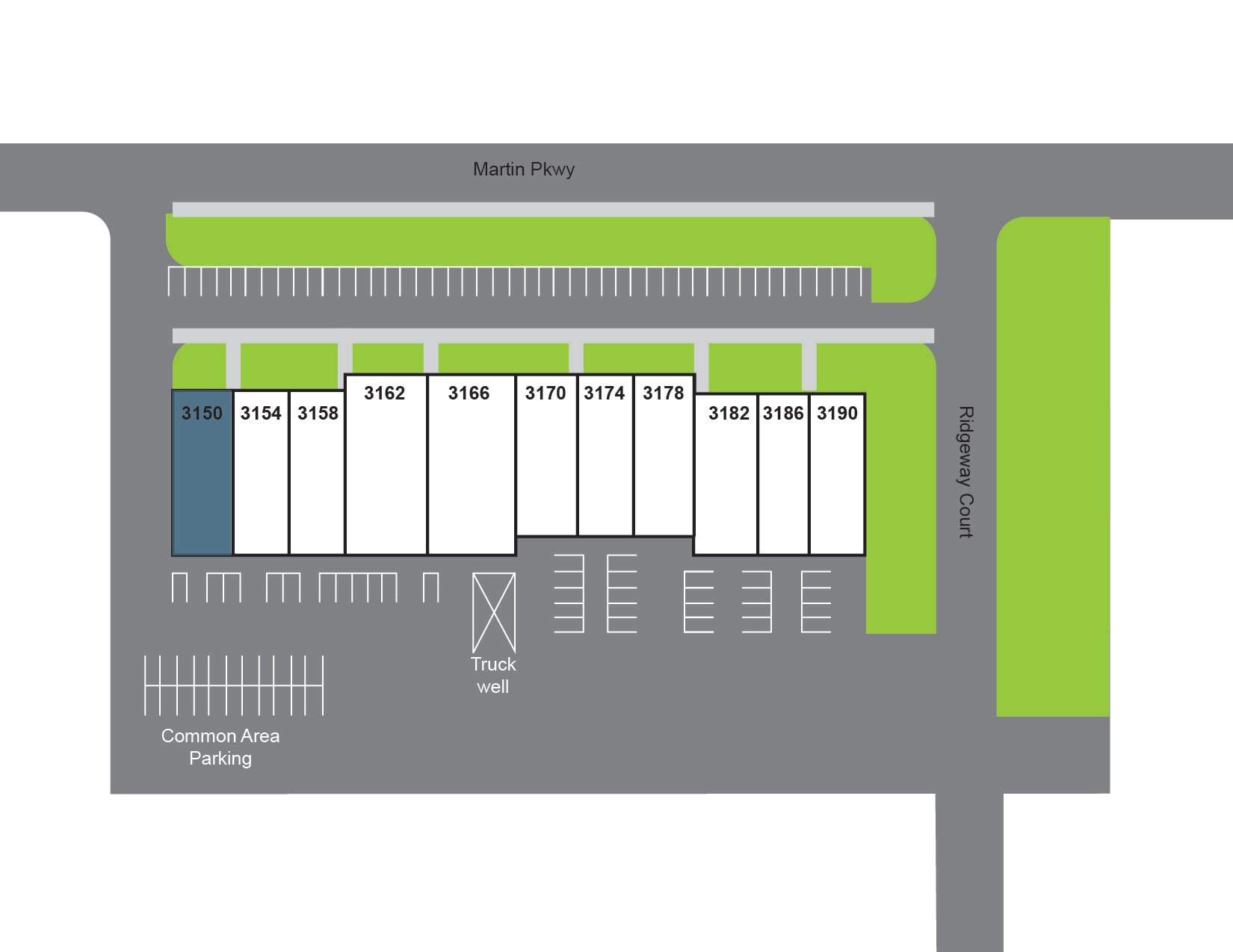 3160 Martin Rd, Commerce Township, MI for lease Floor Plan- Image 1 of 2