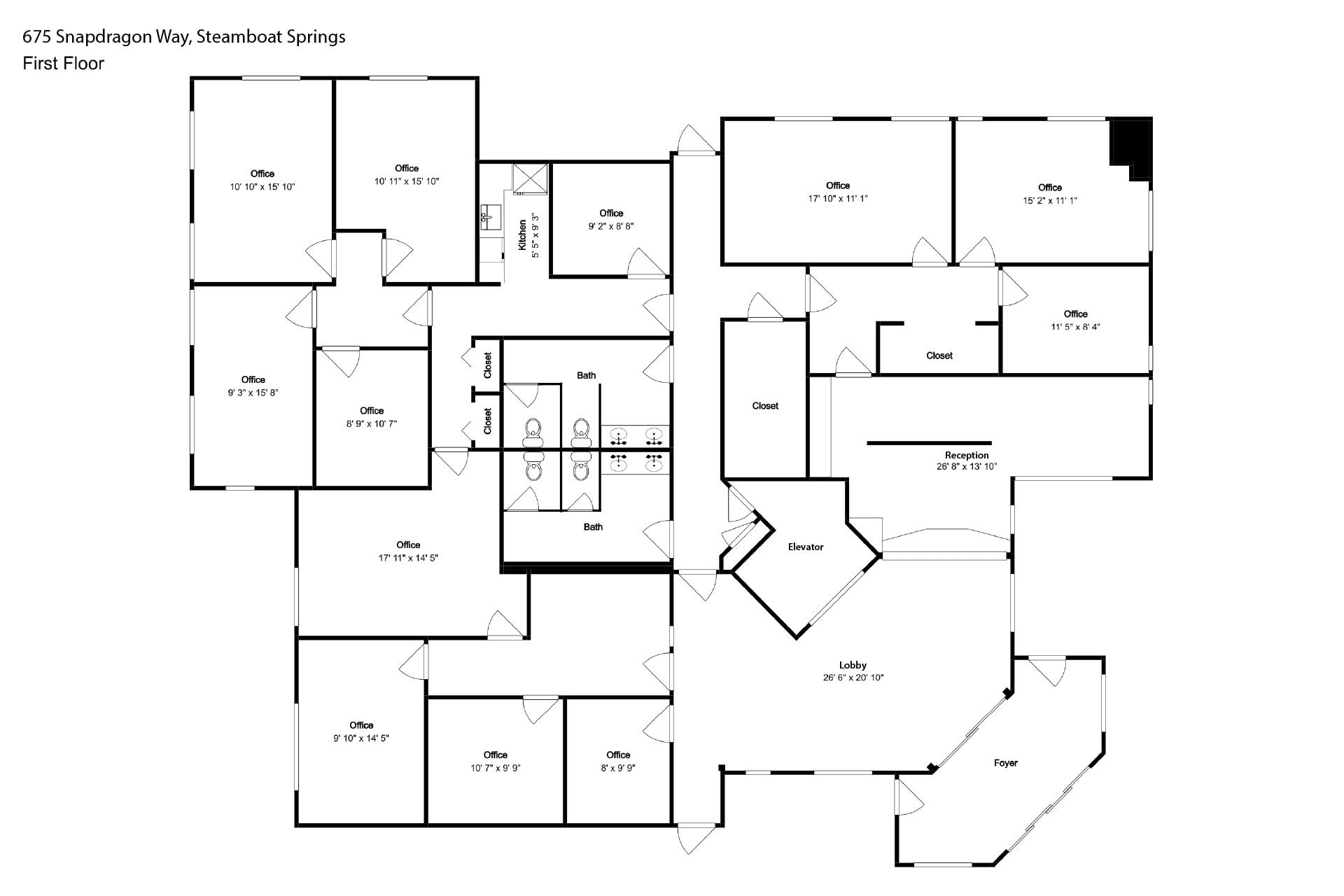 675 Snapdragon Way, Steamboat Springs, CO for lease Typical Floor Plan- Image 1 of 33