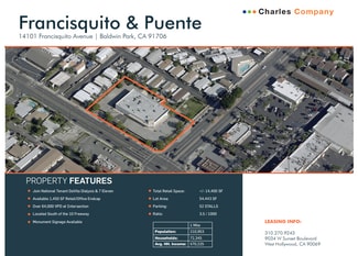 Plus de détails pour 14101 Francisquito Ave, Baldwin Park, CA - Commerce de détail à louer