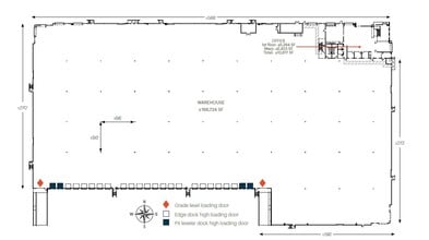 9323 Balboa Ave, San Diego, CA à louer Plan d’étage- Image 1 de 3