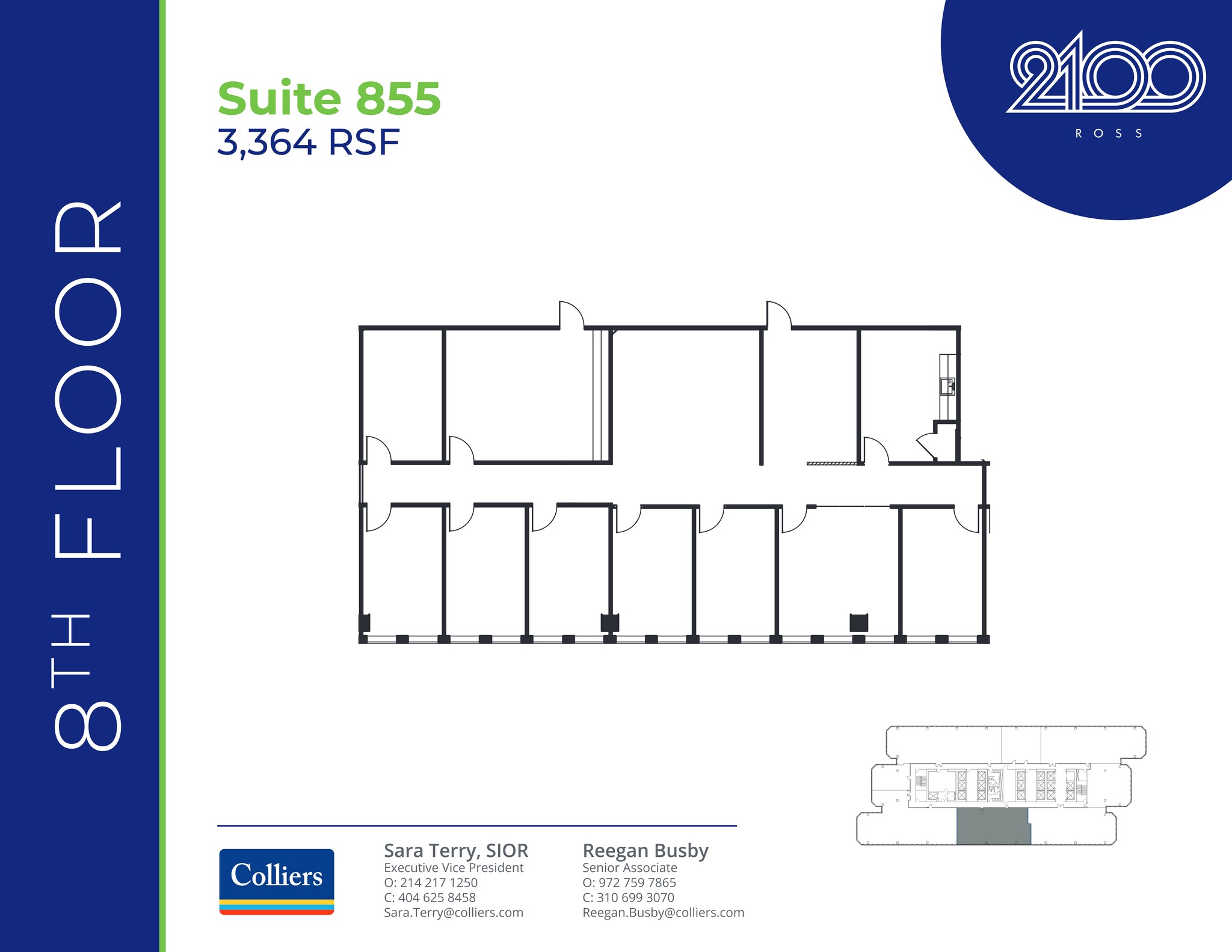 2100 Ross Ave, Dallas, TX à louer Plan de site- Image 1 de 1