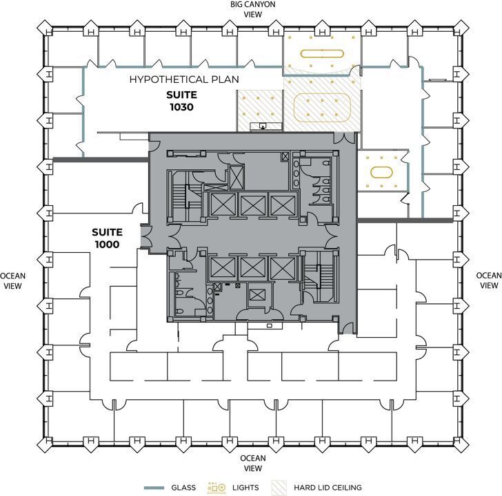 620 Newport Center Dr, Newport Beach, CA à louer Plan d’étage- Image 1 de 1