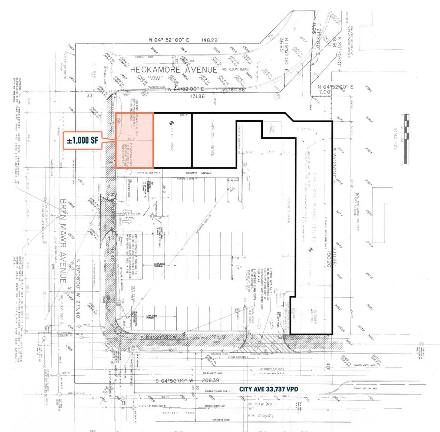 61 W City Ave, Bala Cynwyd, PA for lease Site Plan- Image 1 of 1
