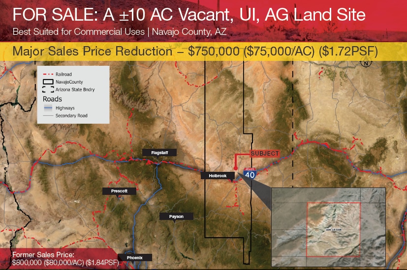 ±10 AC Vacant Land Navajo County, AZ, Hereford, AZ for sale Building Photo- Image 1 of 2