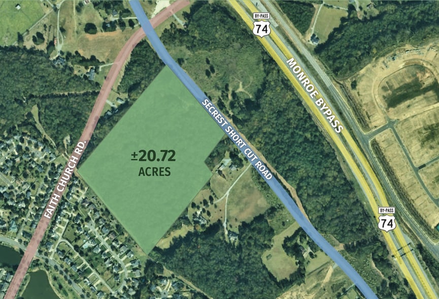 Secrest Shortcut Rd, Indian Trail, NC for sale - Building Photo - Image 2 of 4