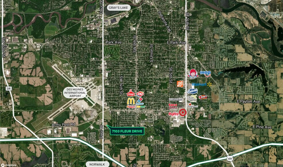 7103 Fleur, Des Moines, IA à vendre - Photo du bâtiment - Image 2 de 2