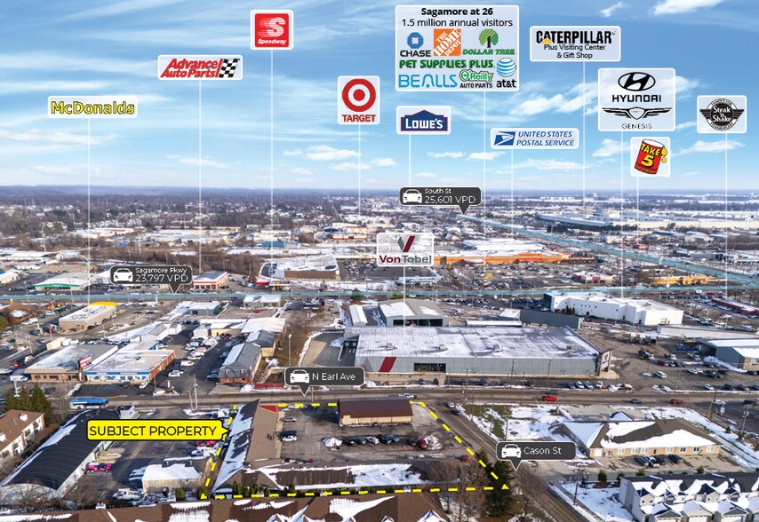 400 N Earl Ave, Lafayette, IN à vendre - Photo du bâtiment - Image 2 de 9