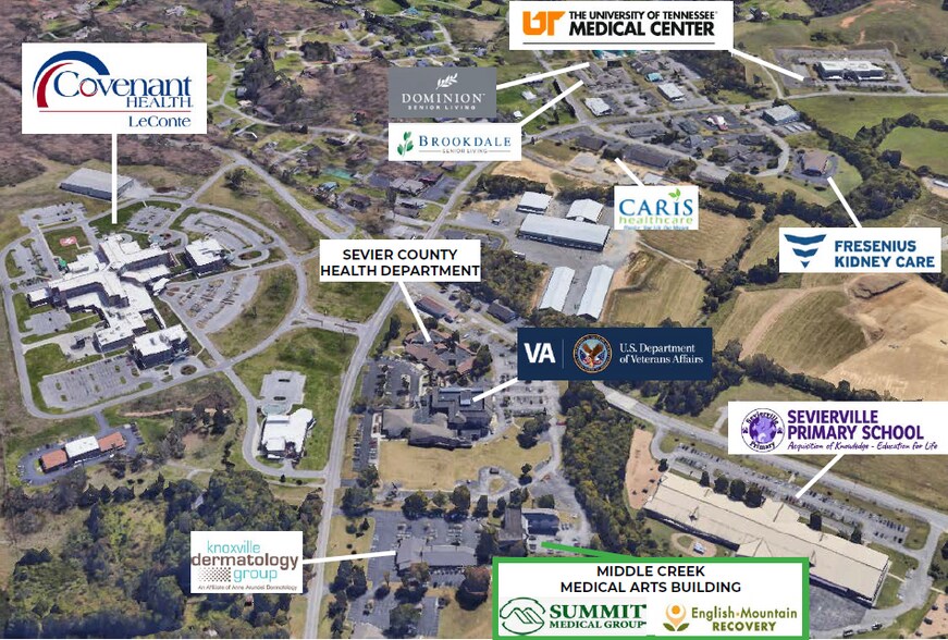 675 Middle Creek Rd, Sevierville, TN à vendre - Photo du bâtiment - Image 2 de 3