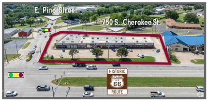 750 S Cherokee St, Catoosa, OK - AERIAL  map view - Image1