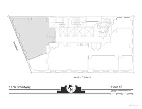 1776 Broadway, New York, NY for lease Site Plan- Image 1 of 8