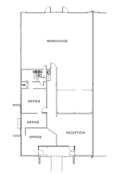 2323 W Mescal St, Phoenix, AZ à louer Plan d’étage- Image 1 de 3