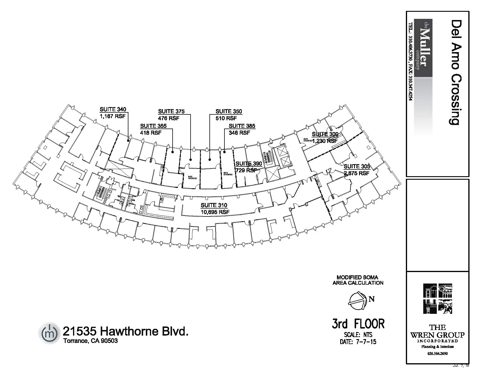 21515 Hawthorne Blvd, Torrance, CA for lease Floor Plan- Image 1 of 10