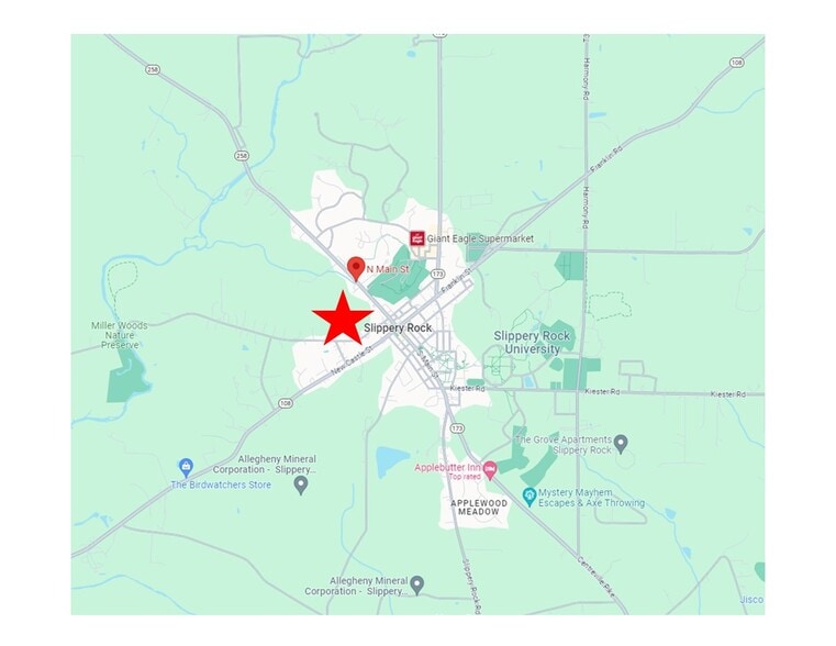N Main St, Slippery Rock, PA à vendre - Photo du bâtiment - Image 1 de 2